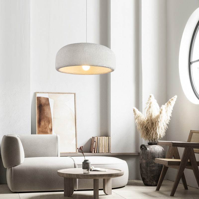 Nordic Microcement Round Pendant Light