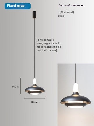 Adjustable Nordic Bedside Pendant Lamp