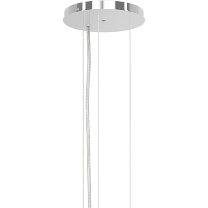 Clear Optic Crystal Strand Pendant Light