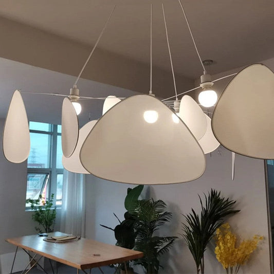 Copper Crystal Branch Chandelier