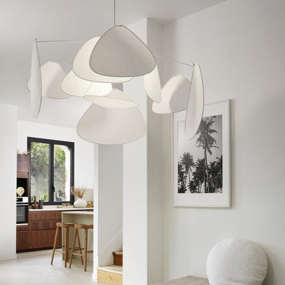 Copper Crystal Branch Chandelier