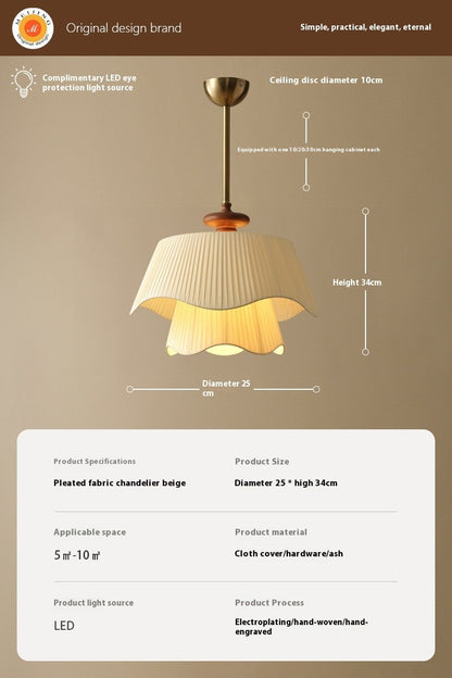 Cream Style Wooden Chandelier