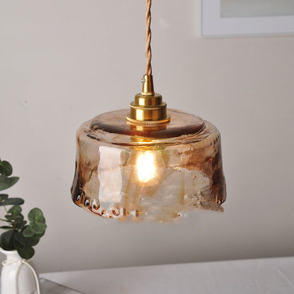 Nordic Brass Glass 4W Pendant Light