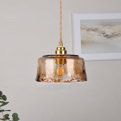 Nordic Brass Glass 4W Pendant Light