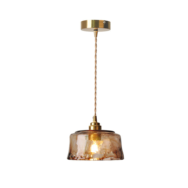 Nordic Brass Glass 4W Pendant Light