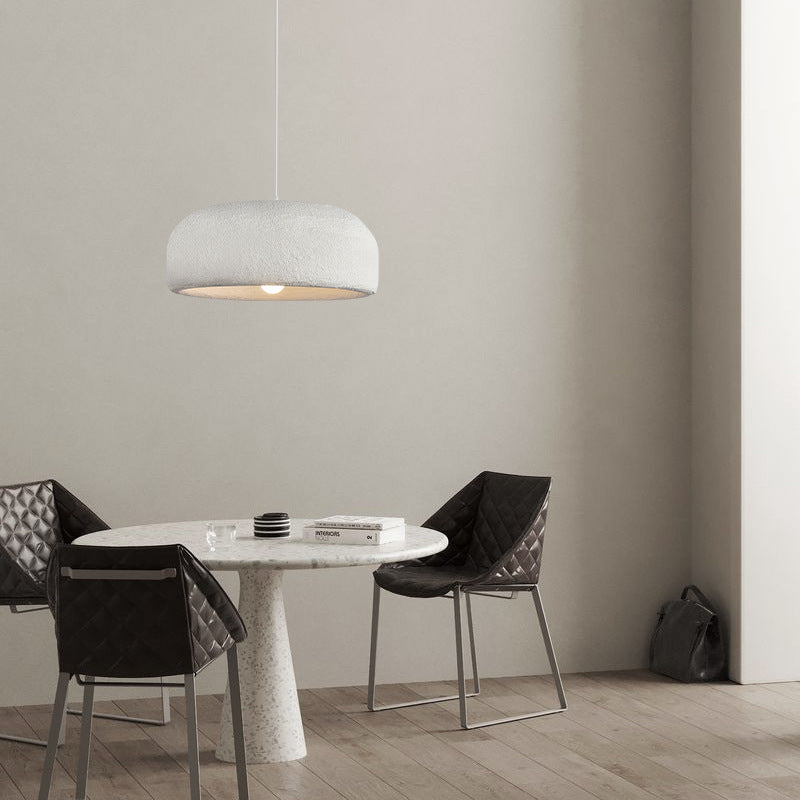 Nordic Microcement Round Pendant Light