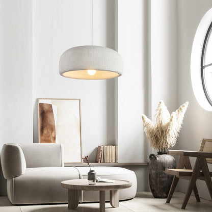 Nordic Microcement Round Pendant Light