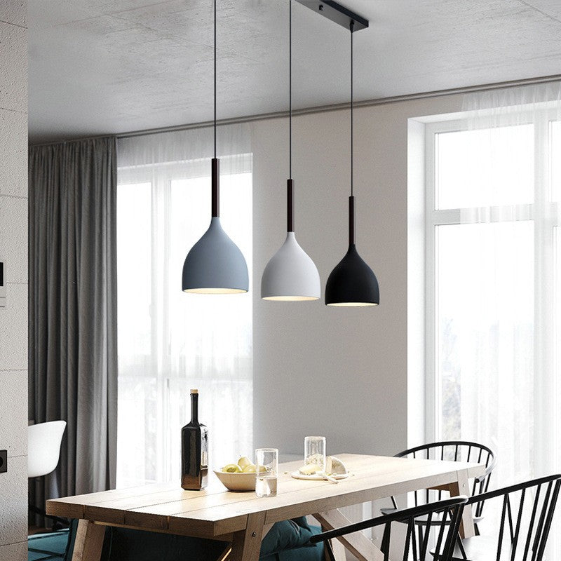 Nordic Three Wave Glass Wall Lamp
