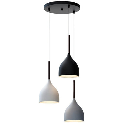 Nordic Three Wave Glass Wall Lamp