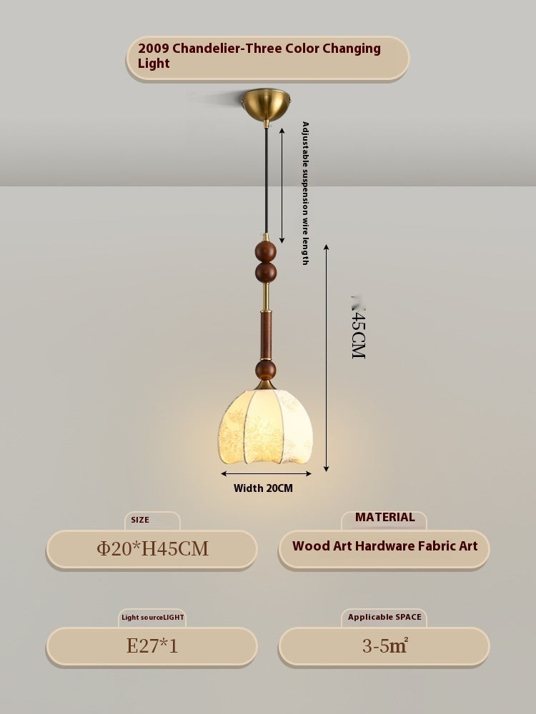 Retro Chinese Bedside Wall Light