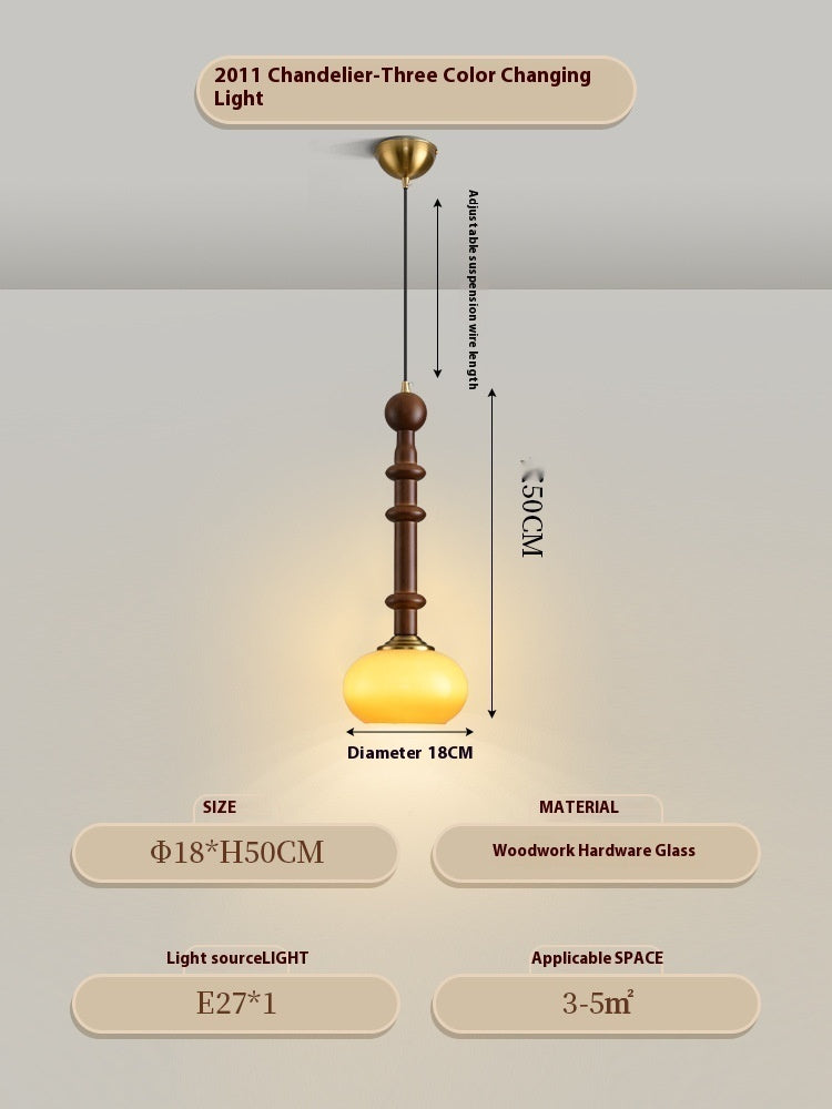 Retro Chinese Bedside Wall Light