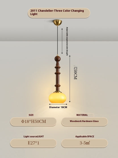 Retro Chinese Bedside Wall Light