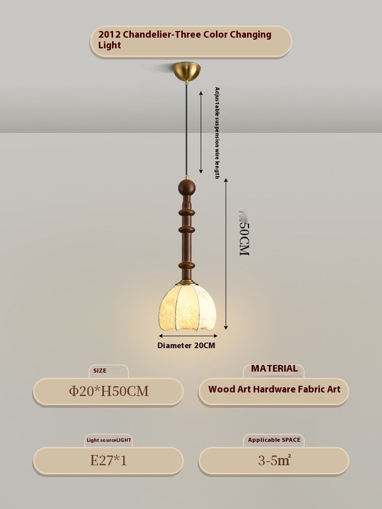 Retro Chinese Bedside Wall Light