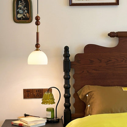 Retro Chinese Bedside Wall Light / Model 2005