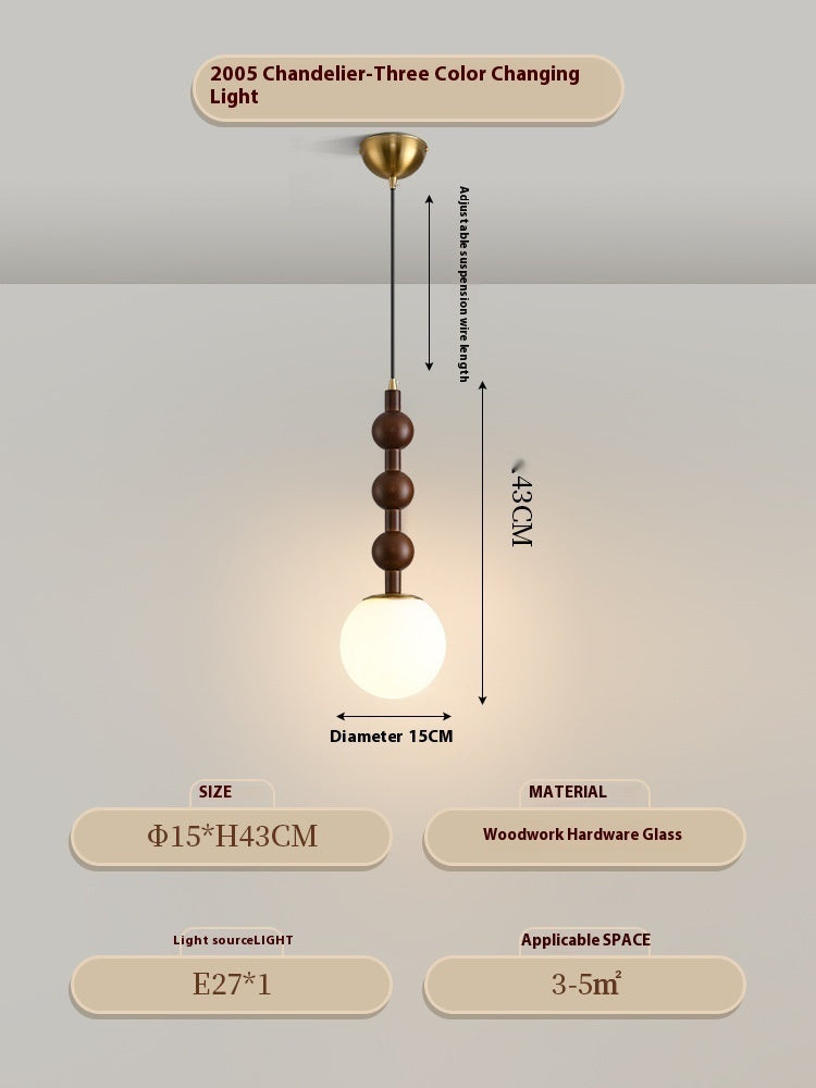 Retro Chinese Bedside Wall Light / 2010 Model