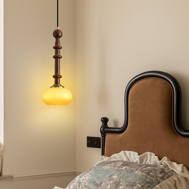 Retro Chinese Bedside Wall Light / Model 2006
