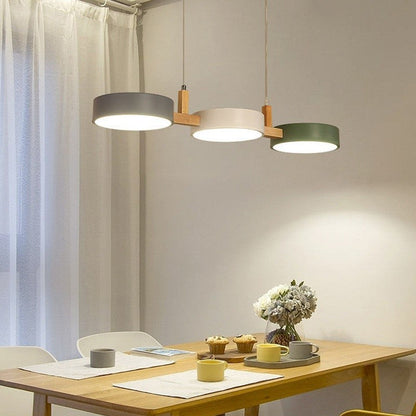 Three Head Modern Bar Chandelier