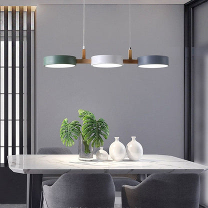 Three Head Modern Bar Chandelier