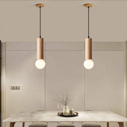 Wood Pendant Chandelier